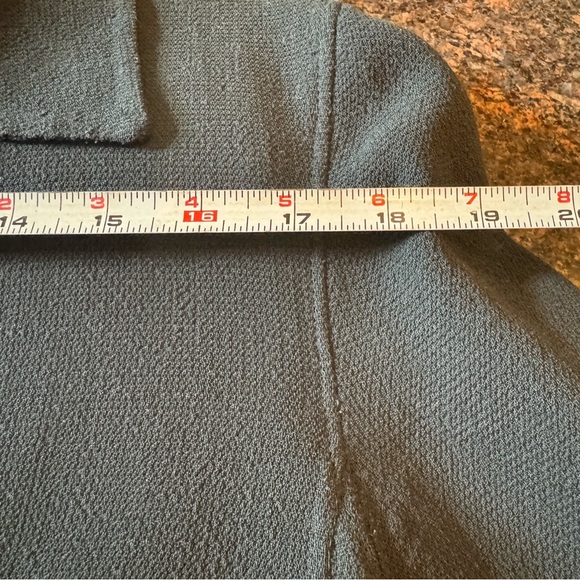 Warm, 100% vintage wool suit— Linda Allard for Ellen Tracy blue/gray. - Picture 6 of 14